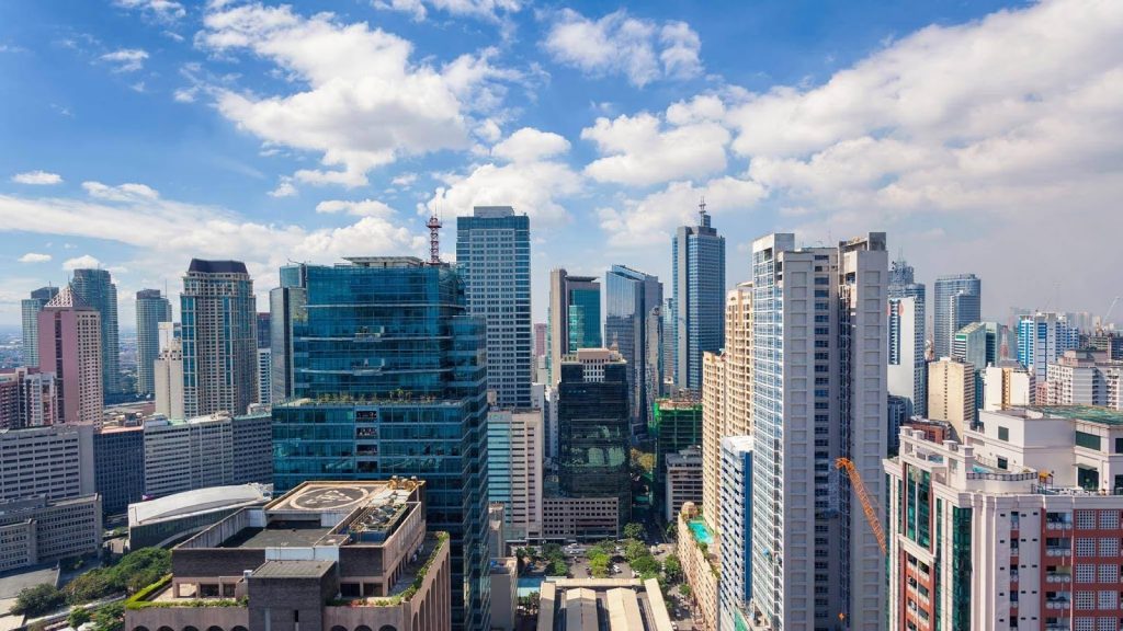 The Metro Manila Skyline on a sunny day | Luxury Homes by Brittany Corporation