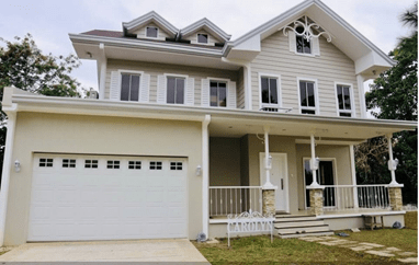 Carolyn Automated Garage Door in Georgia Club Brittany Santa Rosa | Luxury Homes by Brittany Corporation