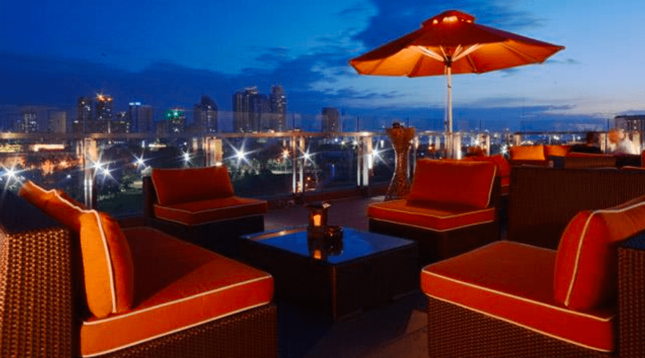 Dining at Sky Deck View Bar and sunset viewing - Brittany Corporation