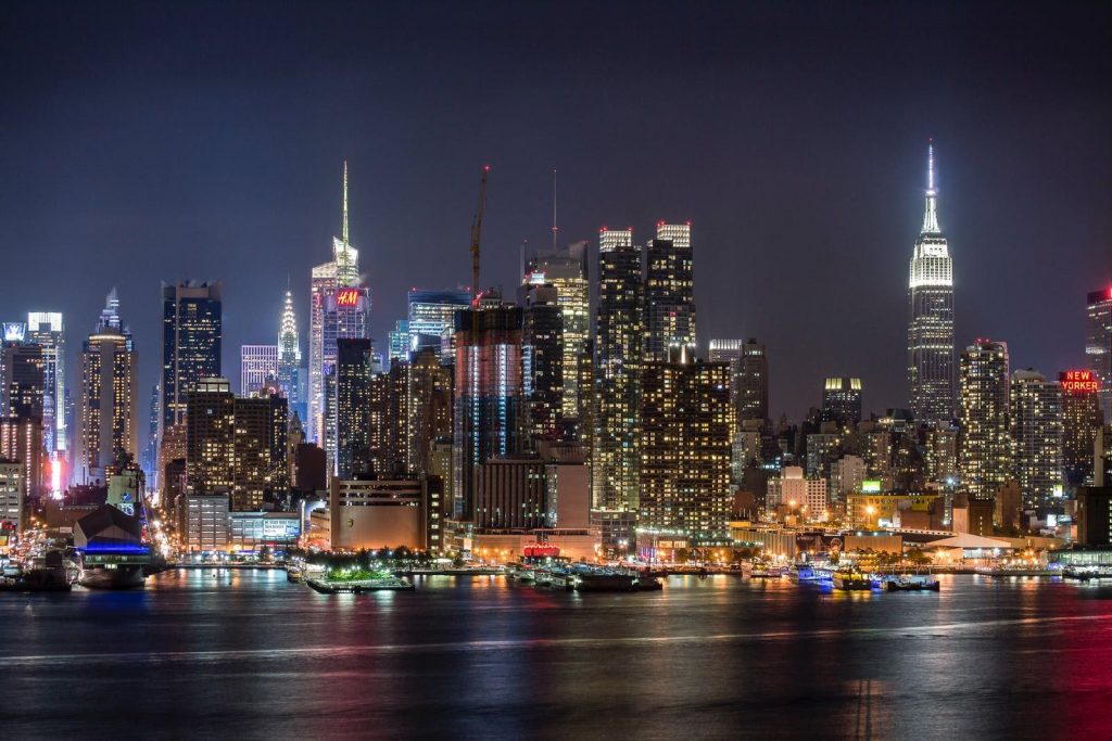 New York Night skyline