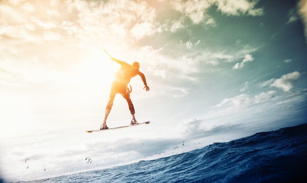 Wakeboarding improves mental health