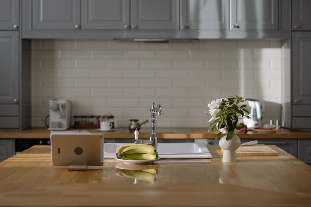 Kitchen Island in Condo