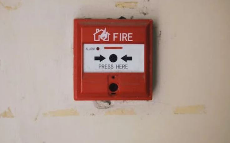 Photo of fire alarm switch