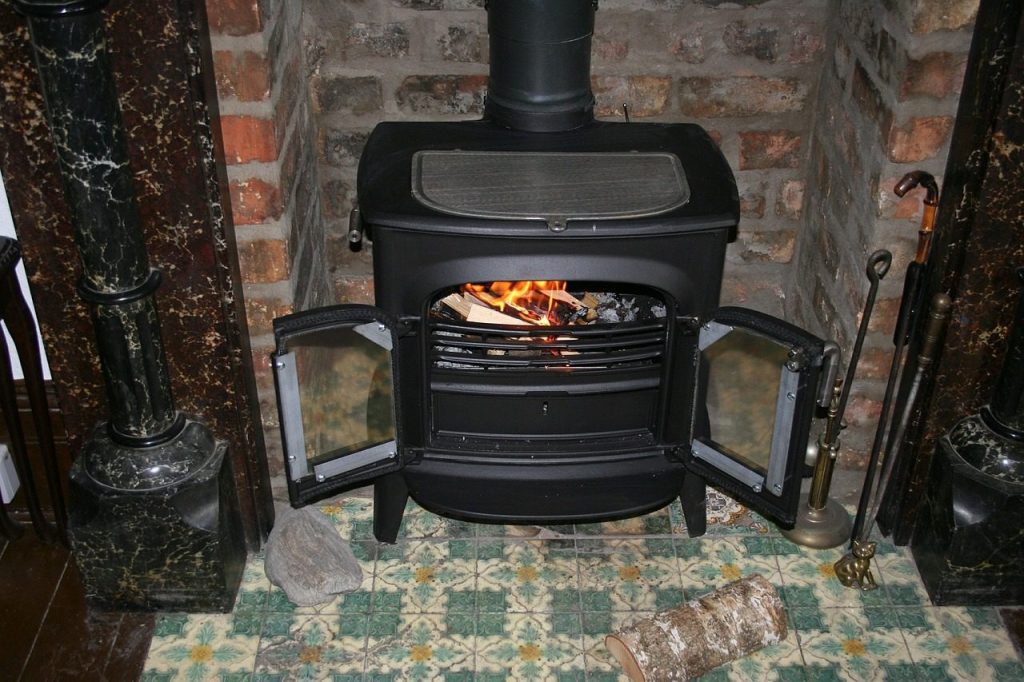 wood stove installation cost sample